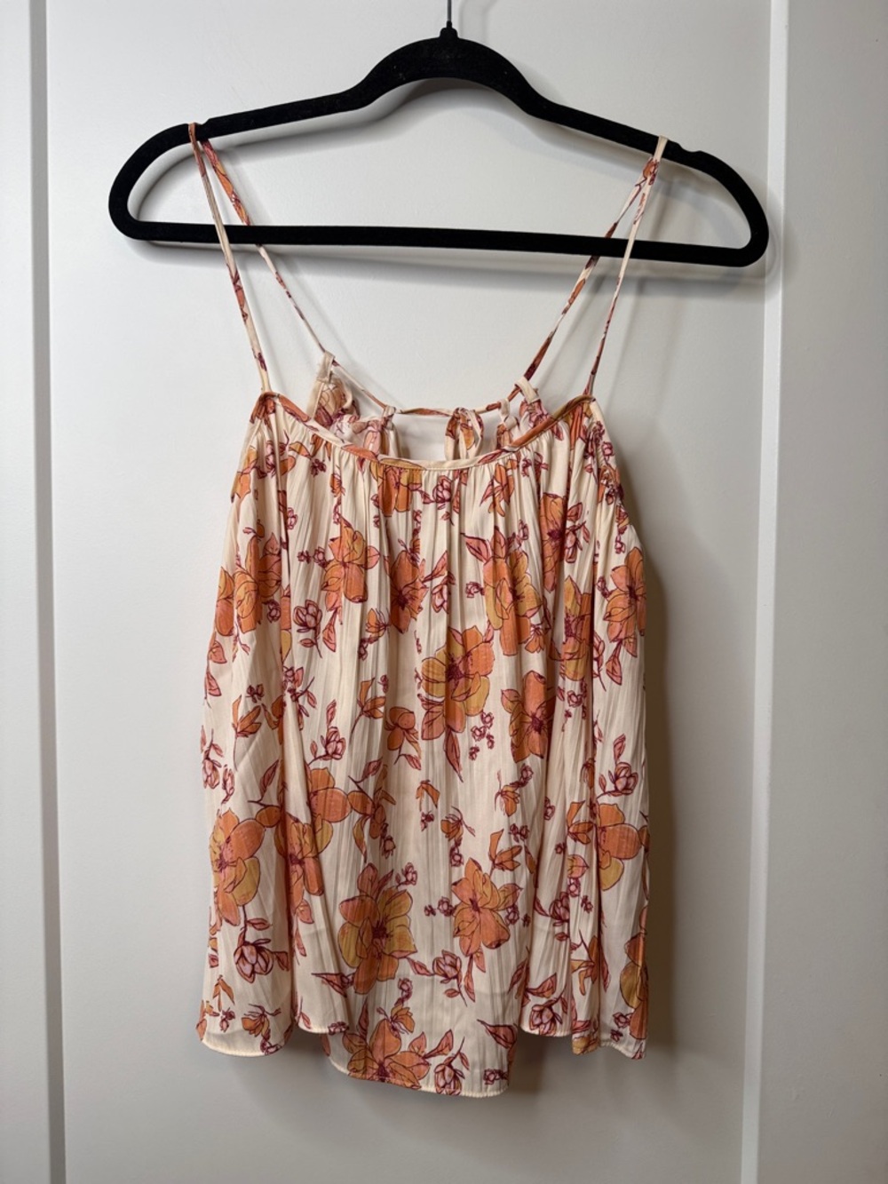 Intimately Free‎ People Pink Floral Pleated Camisole Top - small - Picture 2 of 7